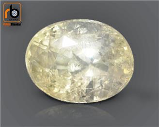 Natural Unheated & Untreated Certified Yellow Sapphire (Pokhraj) 5.22 CTS ( 92852 )